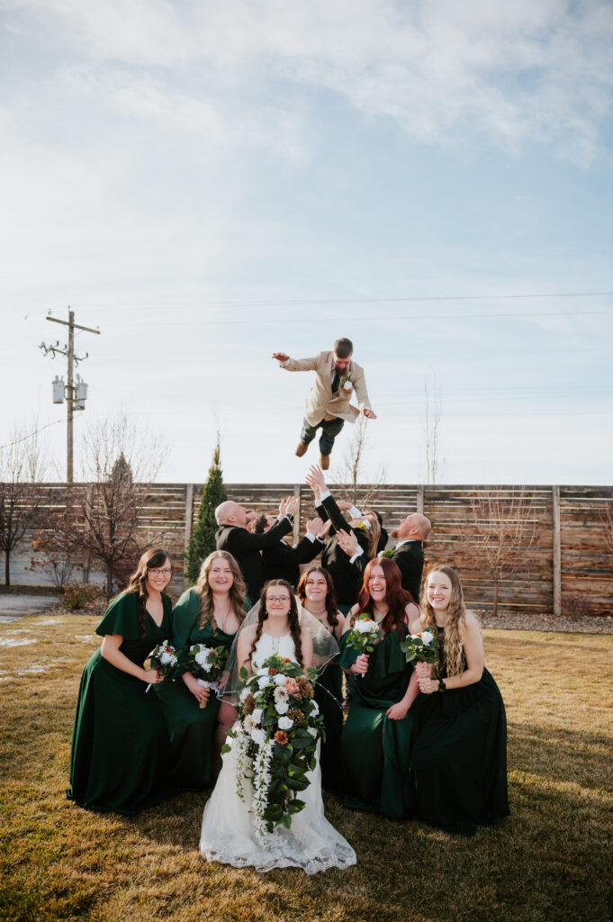 Fun Group Photos Millhouse Venue Rigby in Rigby Idaho