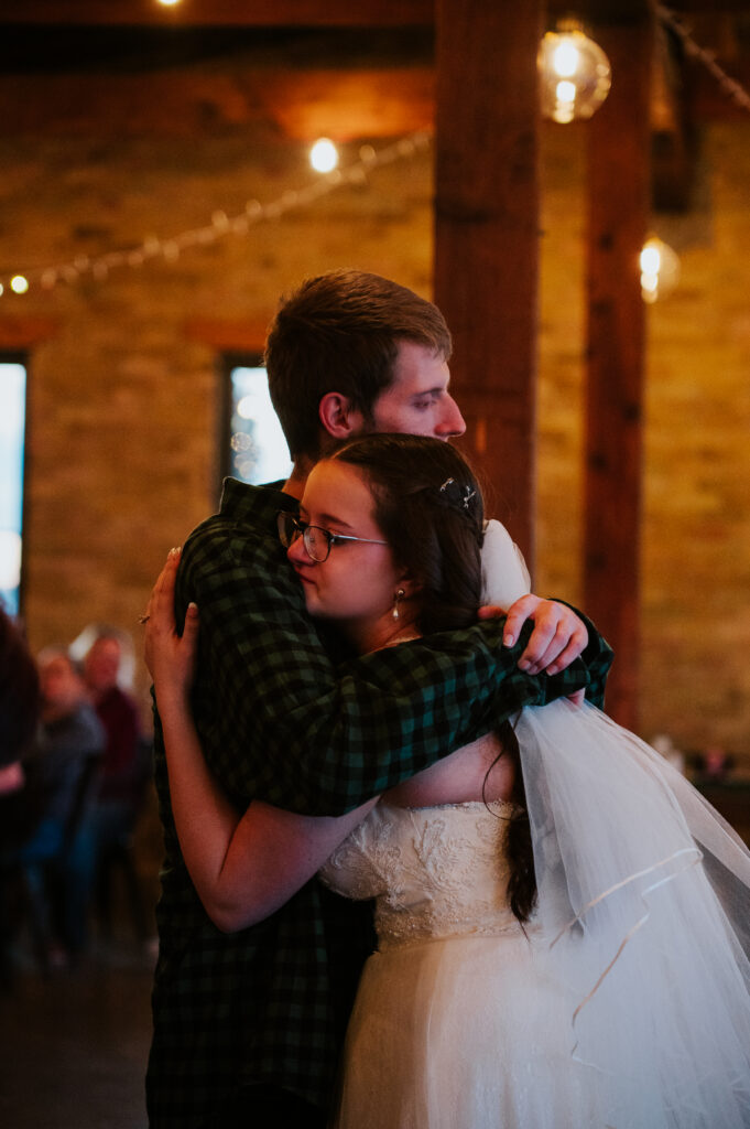 dancing at Millhouse Venue Rigby wedding celebration