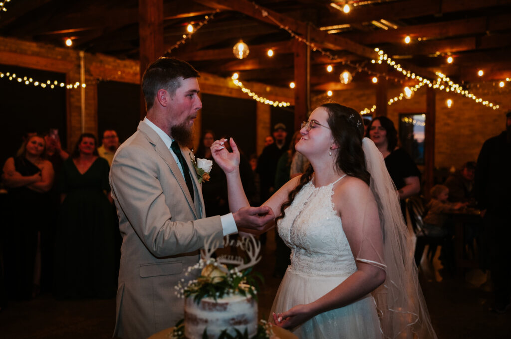 Cake Cutting at the Millhouse Venue in Rigby