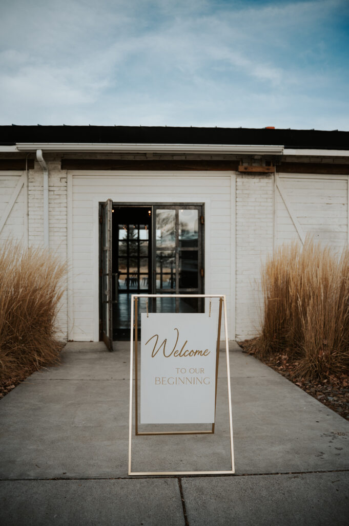 Millhouse Venue Rigby wedding barn exterior at sunset in Idaho countryside